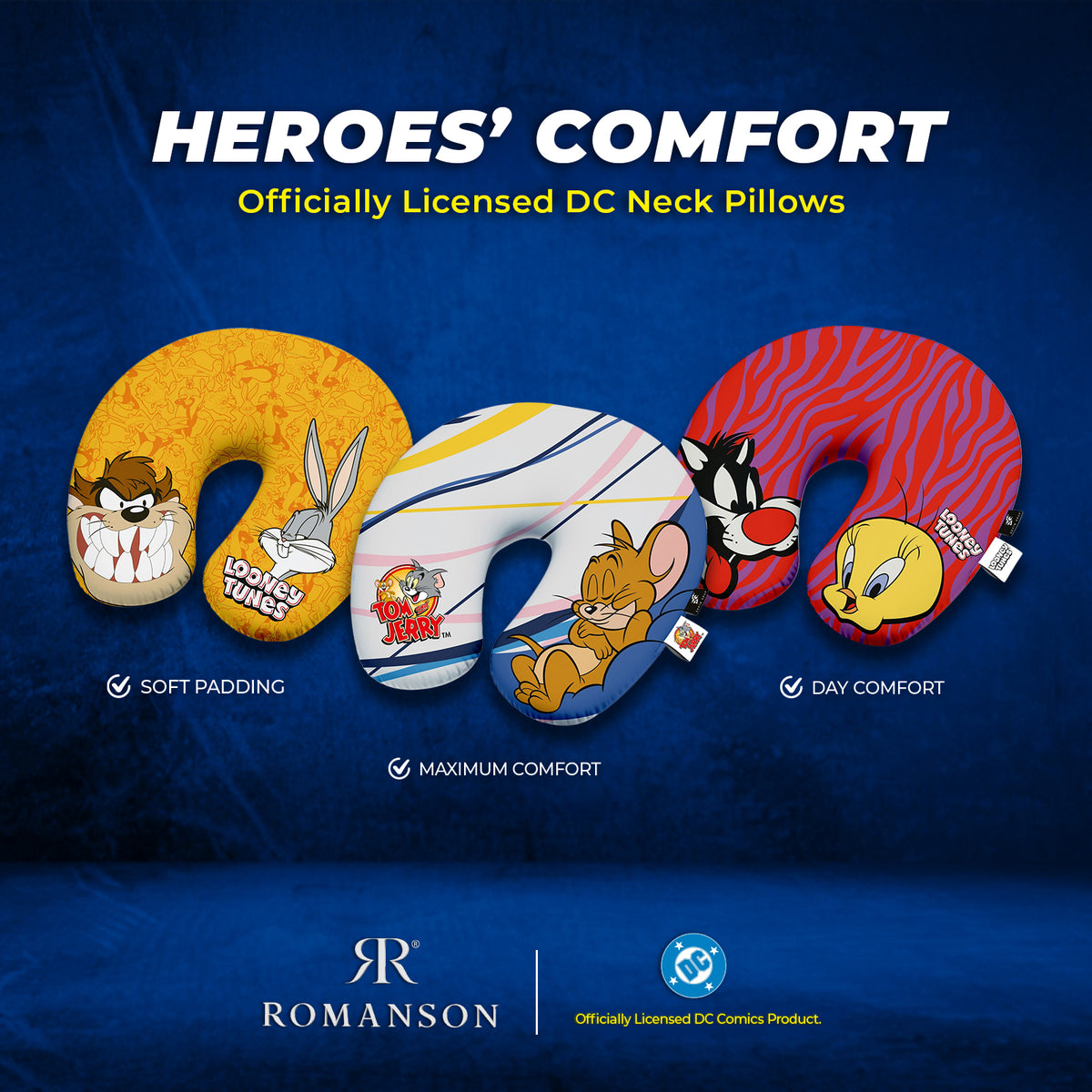 Character neck pillows